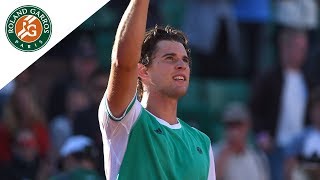 Dominic Thiem v Horacio Zeballos Highlights  Mens Round 4 2017 I RolandGarros [upl. by Atalante]