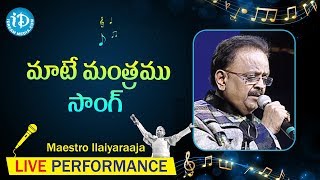 Maate Mantramu Song  Maestro Ilaiyaraaja Music Concert 2013  Telugu  New Jersey USA [upl. by Ahsirtap]