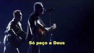 Leon Gieco amp U2  Solo Le Pido a Dios Live 2011  legenda em português [upl. by Lydnek]