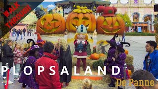 Plopsaland De Panne oktober 2023 4K [upl. by Ttenrag]