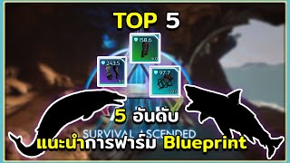 5 อันดับ แนะนำการฟาร์ม BLUEPRINT สำหรับผู้เล่นใหม่ ARK Survival Ascended [upl. by Ylehsa910]