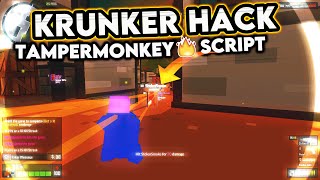 KRUNKERIO TAMPERMONKEY HACK  AIMBOT ESP INFINITE AMMO SKIN HACK VERY EASY [upl. by Rustie951]