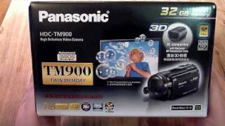 Panasonic HDC TM900 Unboxing [upl. by Hairej]