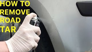 How To Remove Road Tar Spots from your Car amp quotW5quot Product Review [upl. by Sudnor]