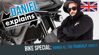 Daniel Explains Bike Special HONDA XL 750 Transalp 2022 [upl. by Malamud]