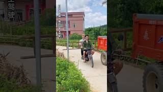 Two boys fell while riding a bike prank comedy boys riding bike [upl. by Neelcaj]