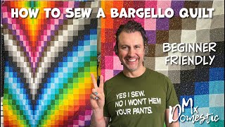 How to Sew a Bargello Quilt BeginnerFriendly Wave Pattern Sewing Tutorial with Mx Domestic [upl. by Wainwright830]