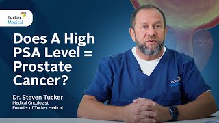 Does High PSA Levels  Prostate Cancer  Dr Steven Tucker [upl. by Surat356]