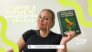 finally reading a ballad of songbirds  snakes 🐍🕊 with spoilers  readingvlog authortube [upl. by Oirom80]