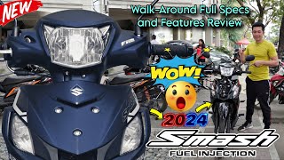 Suzuki Smash 115 Fi 2024 Version Full Specs and Features Review [upl. by Ver198]