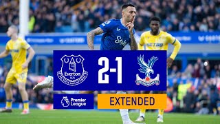 EXTENDED HIGHLIGHTS EVERTON 21 CRYSTAL PALACE [upl. by Kursh]