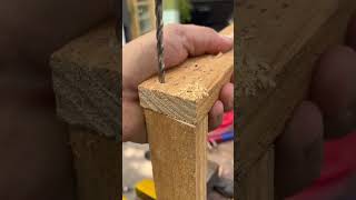 Solução simples para fixar 2 sarrafos tecnica diy vocesabia obras construção [upl. by Leva836]