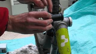 Shimano Hollowtech II bottom bracket replacement  repair  part 3 [upl. by Zolly]