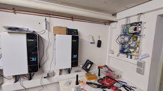 Growatt SPF 5000 backup transfer switch [upl. by Bolt690]