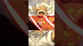 Luffy Uses Conquerors haki while being unconscious onepiece animeedit [upl. by Eilesor]