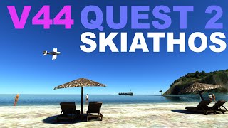 QUEST 2 V44 Test Flight  Skiathos ORBX  MSFS [upl. by Liuka]