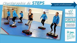 Chorégraphie de Step au Lycée Fénelon NotreDame de La Rochelle [upl. by Steve]