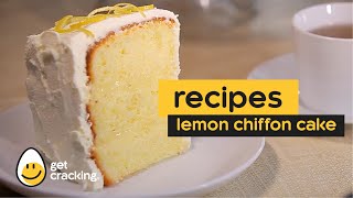 Lemon Chiffon Cake Recipe with Lemon Filling [upl. by Dwight]