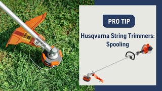 Husqvarna String Trimmers  Spooling [upl. by Laine]