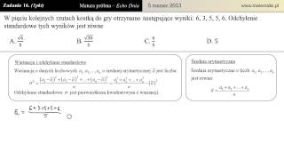 Zadanie 16  Matura próbna 05032013 Echo Dnia [upl. by Zsazsa]