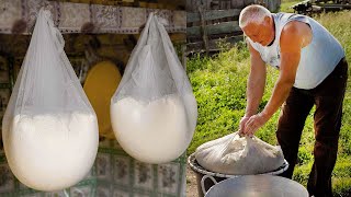 Traditional Cheese Making at a Romanian Sheepfold [upl. by Rotberg]