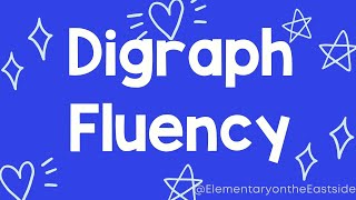 Digraph Word Fluency [upl. by Nnoryt904]