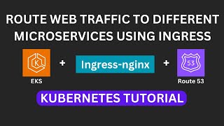 AWS EKS  ROUTE 53  How to Route Web Traffic to Different Microservices Using Ingress Controller [upl. by Libna86]