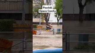 Powódź Opava Czechy shorts funnyshorts funnyvideo flood powódź flooding floods funny fun [upl. by Sivle82]