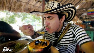 Probando Cazuela de Mariscos en San Antero en los días Previos al Festival del Burro [upl. by Teresita]