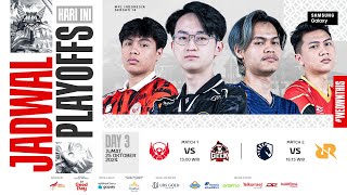 🔴 LIVE  MPL ID S14  Playoffs Hari 3  Bahasa Indonesia [upl. by Hooke385]