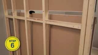 How to Build an Interior Wall  RONA [upl. by Drofhsa]