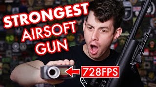 728 FPS  Strongest Airsoft Sniper Rifle [upl. by Eibber]