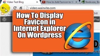 How To Display Favicon in Internet Explorer  IE Favicon Fix [upl. by Lal]