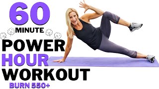 60 MINUTE POWER HOUR  TOTAL BODY WORKOUT  Tracy Steen [upl. by Adey]