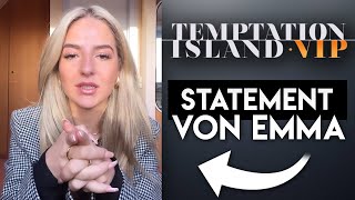 Temptation Island VIP SKANDAL Statement von Emma zum Lagerfeuer amp FAKE VORWURF [upl. by Thetes635]