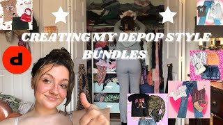 CREATING MY DEPOP STYLE BUNDLES [upl. by Eichman]