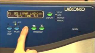 Programming the Labconco FreeZone Stoppering Tray Dryer [upl. by Gore]