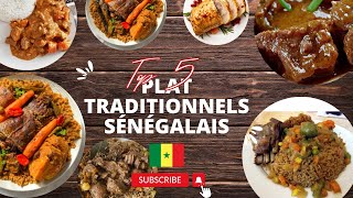 Top 5 Plat Traditionnels Sénégalais [upl. by Crutcher]