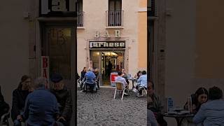 Ciao from Bar Farnese Sipping Authentic Italian Vibes in the Heart of Rome ☕ Rome Italy Travel [upl. by Sgninnej]