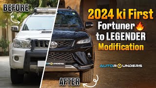 First Fortuner Legender Modification of 2024 is here🔥 📍Autorounders [upl. by Nosreip]