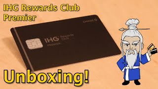 IHG Rewards Club Premier Card UNBOXING [upl. by Lebyram]