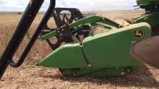 John Deere STS 9750 Flex Draper 635 colhendo soja Ipiranga do Norte  MT  video 2 [upl. by Anayi445]