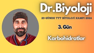 Karbohidratlar  23 Günde TYT Biyoloji Kampı yks2024  9 Sınıf [upl. by Anahsohs17]