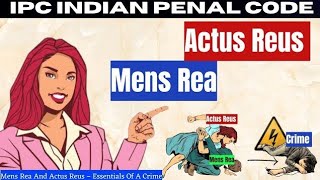 Mens Rea And Actus Reus – Essentials Of A Crime [upl. by Gomer]