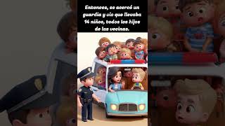 ¡Chiste Corto de Atasco 🚗👮‍♂️ Mujer con 14 Niños Causa Risas y Caos 😂  KingsChistes humor [upl. by Airdnna843]