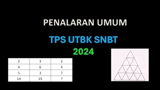 CARA SUPER CEPAT PENALARAN UMUM DI UTBK SNBT 2024 [upl. by Aramac]