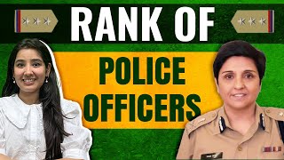 Rank of Police Officers in India  Indian Police Service  UPSC  State PSC [upl. by Trout886]