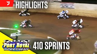 410 Sprints at Port Royal Speedway 42024  Highlight [upl. by Yelsek]