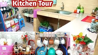 Kitchen TourBangladeshi Simple Kitchen Organization Ideas 2024Simple Kitchen Decoration Ideas [upl. by Atinauj]