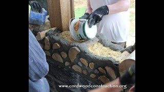 Cordwood Workshop  Mortar MIxing [upl. by Akived]